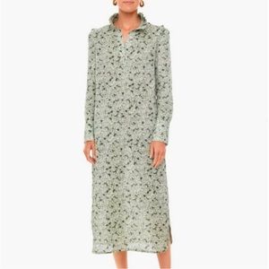 Green Hydrangea Demy Linen Tuckernuck Dress